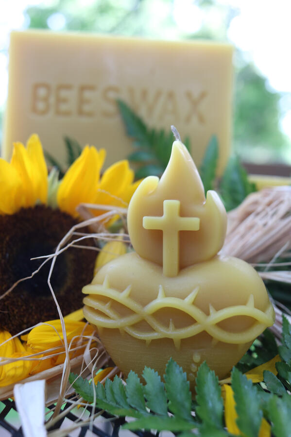 Sacred Heart of Jesus candle